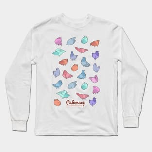 Colorful Pigeons Long Sleeve T-Shirt